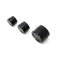 Bouteille en verre UV, noir et violet, pour emballage cosmétique, pot de 250ml, 500ml et 1000ml
