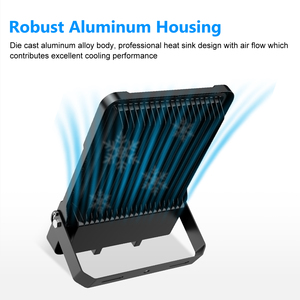 ไฟสปอร์ตไลท์ LED สำหรับสนามวอลเลย์บอลกลางแจ้ง ปรับกำลังไฟได้ 50W 75W 100W 200W 150Lm/W CCT รับรองมาตรฐาน ETL CE รับประกัน 5 ปี - Product Image 4