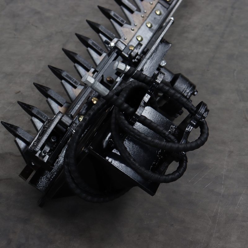 Excavator Mounted Hedge Trimmer with Integrated
