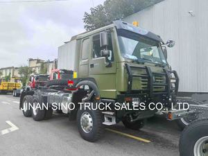 Camión Tractor Sinotruk Howo 6*6 con Tracción en Todas las Ruedas, 430hp, Cabeza Tractora de 60t, Camión Remolque Todoterreno en Venta en la República Democrática del Congo - Product Image 6