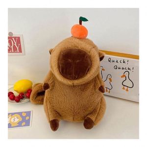 Al por mayor Llavero de peluche de capibara anime lindo, juguete de animal de peluche suave, colgante para bolso, pulsera personalizable, llavero Kawaii - Product Image 1