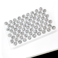 Tombol Kristal Kaca Biru Jernih Berkualitas Tinggi 9.3mm Pria Wanita