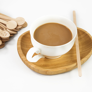 Bán buôn tùy chỉnh nóng đóng dấu biểu tượng cá nhân đóng gói 1.3mm 2mm dùng một lần cà phê bằng gỗ khuấy - Product Image 3