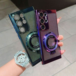 Nuevo diseño de funda de teléfono con disipación de calor para Samsung galaxyu <span class=keywords><strong>s23</strong></span> ultra S24 Plus funda de teléfono electrochapada S22 S21 Note20 Ultra - Product Image 1