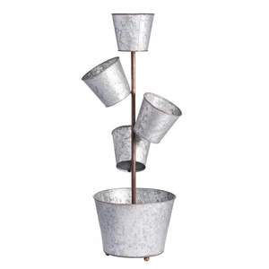 Macetero de Metal real hecho a mano - Product Image 1