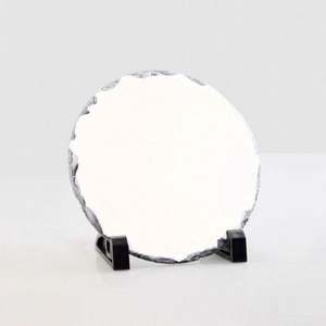 AGH Vente en gros de peintures personnalisées sur ardoise de jaspe blanc multi-formes avec motif pilier et style amour/art populaire - Product Image 5