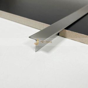 Accessoires de carrelage modernes EX462, ligne décorative en acier inoxydable en forme de T personnalisée pour la décoration murale - Product Image 3