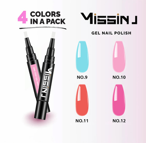 Kit de Esmalte de Uñas 3 en 1 Multicolor con Lámpara LED, Esmalte de <span class=keywords><strong>Gel</strong></span> de Un Solo Paso, Base/Color/Brillo para Salón y Diseño DIY - Product Image 3