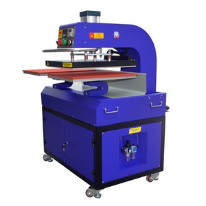 Double Station Pneumatic Heat Press Machine 40x50/40/60, Automatic Flatbed Press with Dual Worktables for Home &amp; Industrial Use