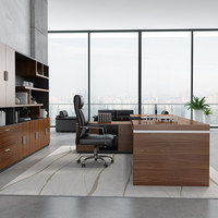 Bureau de direction pour la maison, le bureau, l'hôtel, le salon, l'école, l'atelier - Bureau de direction personnalisable, minimaliste, moderne, en bois