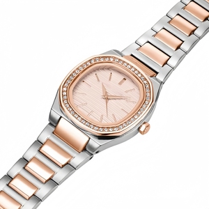 Orologio <span class=keywords><strong>da</strong></span> Donna al Quarzo Personalizzato OEM ODM di Buona Qualità, Quadrato, in Acciaio Inossidabile, Impermeabile, Semplice, Analogico - Product Image 2