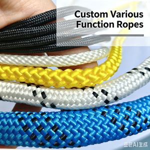 Cordon en nylon tressé personnalisé de 3 à 14 mm, corde en polyester de 6 mm, corde en polypropylène de 5 mm pour chaise, <span class=keywords><strong>escalade</strong></span>, marine, agriculture - Product Image 2