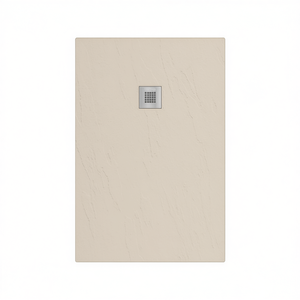 Receveur de douche rectangulaire Estasi 90 x 120 cm couleur sable avec système de drainage pour salles de bain modernes - Product Image 3
