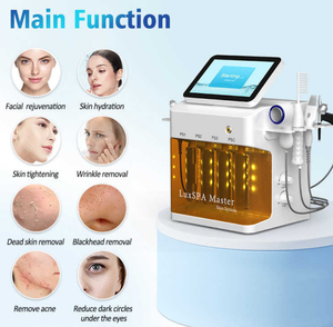 Appareil de beauté multifonctionnel 9 en 1 pour le traitement de l'acné, le jet d'eau oxygénée, le raffermissement et le rajeunissement de la peau, machine de beauté faciale fractionnée - Product Image 4