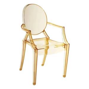 Wholesale Outdoor Transparent Hotel Event Arm Stackable Acrylic Ghost Plastic <b>Dining</b> <b>Chairs</b> - Product Image 4