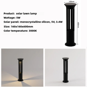 IP65ไฟทางเดินภูมิทัศน์5W LED กันน้ำกลางแจ้งสวนพลังงานแสงอาทิตย์ไฟสนาม LED พลังงานแสงอาทิตย์สำหรับสวน - Product Image 2