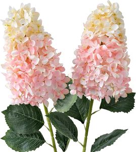 Flores artificiales de <span class=keywords><strong>hortensias</strong></span> de seda GM, flores realistas grandes de 31,5 ", <span class=keywords><strong>hortensias</strong></span> artificiales de tallos largos - Product Image 5