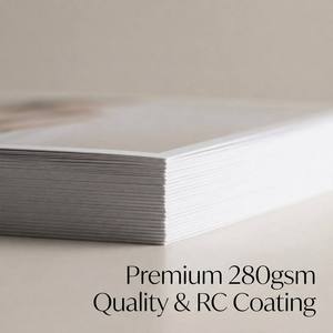 <span class=keywords><strong>Papel</strong></span> Fotográfico RC Lustre de Doble Cara A3/A4, 280g, Resistente al Agua, <span class=keywords><strong>Precio</strong></span> de Fábrica, Marca OEM para Impresión de Inyección de Tinta con Tinta de Pigmento/Colorante - Product Image 6