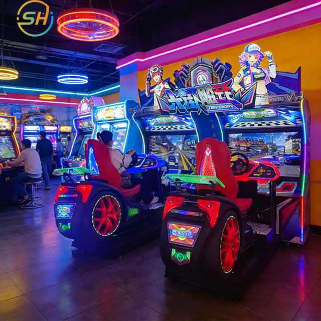New large-scale arcade game machine, two-player street racing game, commercial coin-operated arcade equipment