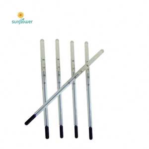 Termômetro líquido de mercúrio padrão, livre de mercúrio, azul, laboratório, vidro-haste - Product Image 1