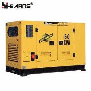 Hiearns 15kva 25kva 30kva 50kva 60 Kva 65kva 100kva 150kva 500kva Waterproof Water Cooled <b>Generator</b> With Big GF2 Brushless Diese - Product Image 1
