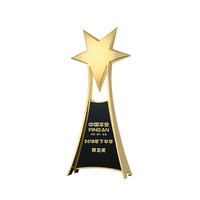 Vente en gros Trophée de championnat en métal doré argenté Trophées génériques Base noire Trophée de compétition sportive ou d'activité de club