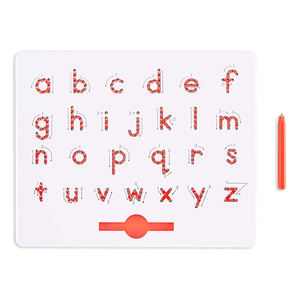 Tablero de escritura con 26 letras del abecedario para niños, tablero de dibujo magnético borrable - Product Image 4