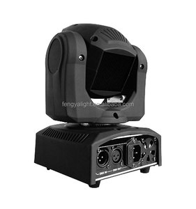 Projecteur à faisceau LED 60W à succès, Gobo coloré, <span class=keywords><strong>Mini</strong></span> tête mobile LED à 3 prismes, Contrôle DMX512, Rotation 540°, pour Clubs, Numérique - Product Image 3