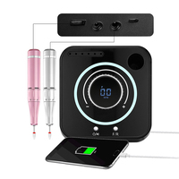 Perceuse à ongles électrique Portable Rechargeable UV601 Logo personnalisé rose bureau 40000 tr/min podiatrie perceuse à ongles vide