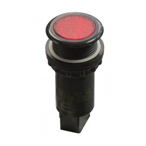 Indicateur de statut Eleco AOS-10S-LED 10mm LED rouge 24V AC IP30 Plastique - Product Image 2
