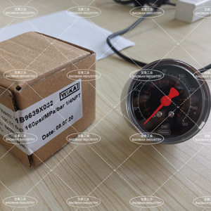 Quality Assurance OEM Emerson Fisher 3582 3582i Diaphragm Valve Positioner Pressure <b>Gauge</b> 11B4040X042 0-30PSI 1/8" NPT 1-1/2" - Product Image 5