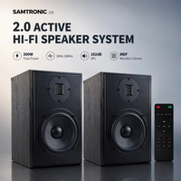 Nouveauté 2026 : Enceintes d'étagère Samtronic originales à audio haute résolution, avec woofer de 6,5 pouces, moniteur de studio amplifié /USB/