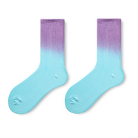 Chaussettes Tie Dye en coton coloré pour le sport, pour femmes et enfants, design personnalisé, vente en gros