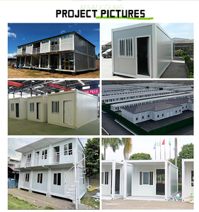Casa Contenedor Plegable de 20 pies, Edificio de Oficinas Modular, Panel Sándwich de Acero Prefabricado, China - Product Image 5