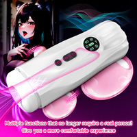 Godet de masturbation masculin avec aspiration, vibration, chauffage et masseur pour exercices pénien