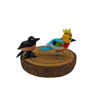 Aanpasbare lampwork Murano glazen vogels figuurtjes - handgemaakt cadeau voor huisdecoratie - Product Image 5