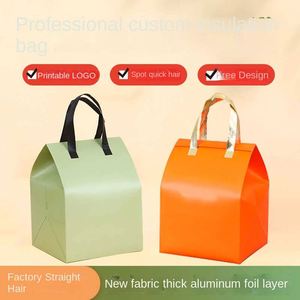 Non-Woven Insulated Aluminum Foil Takeaway Cooler Bag for Cooler Bag Insulated Insulated Non-woven Bag - Product Image 2