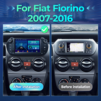 Reproductor de DVD con Pantalla de Radio de 7 Pulgadas y Carga Rápida para Fiat Fiorino Nemo Qubo Bipper, Reproductor Multimedia con Navegación y Carplay Inalámbrico