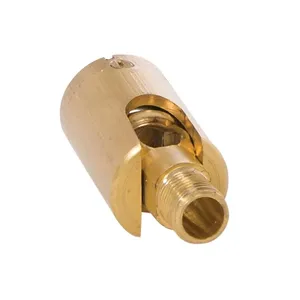 CNC Machining Customized Brass 90 Degree Small Friction Lamp Swivel by your drawing