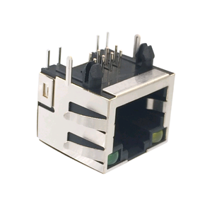 7499010121a <span class=keywords><strong>Ethernet</strong></span> nữ nối 8P8C <span class=keywords><strong>PCB</strong></span> Jack RJ45 Vàng Flash cắm mà không có từ tính - Product Image 6