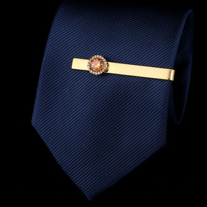 Clips de Corbata de Lujo para Hombre con Circonita Cúbica Morada, Regalos de Boda para Invitados, Regalos Corporativos, Barra de Diamantes, Vestidos de Compromiso, Oficina - Product Image 3
