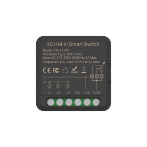 Tasmota Blue 3Gang Smart <span class=keywords><strong>Mini</strong></span> Switch WiFi Relay Breaker Soporte <span class=keywords><strong>Google</strong></span> <span class=keywords><strong>Home</strong></span> Alice Alexa - Product Image 4