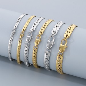 Collier en <span class=keywords><strong>acier</strong></span> <span class=keywords><strong>inoxydable</strong></span> 316L inaltérable, chaîne cubaine NK tendance et élégante, bijou décontracté style hip-hop - Product Image 4