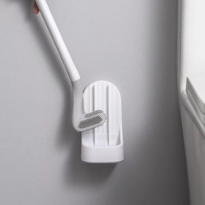 Wholesale Toilet Brush With Quick Drying Holder Long Handle Bowl Cleaner Brushes <b>Bathroom</b> Cleaning Tool WC <b>Accessories</b> - Product Image 1
