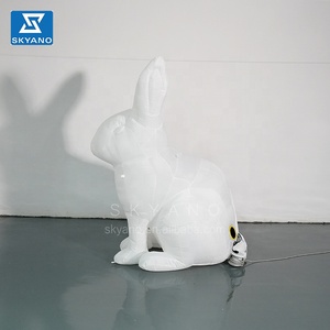 Modèle de <span class=keywords><strong>lapin</strong></span> <span class=keywords><strong>blanc</strong></span> de dessin animé gonflable personnalisé en Offre Spéciale/lapins gonflables géants de défilé extérieur pour la décoration d'art - Product Image 2