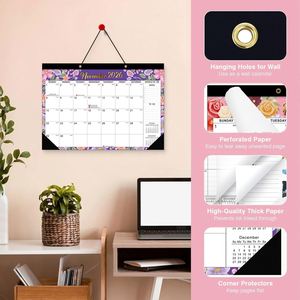 Calendrier de bureau exécutif magnétique auto-adhésif 2026-2027 avec planificateur hebdomadaire et mensuel et bloc-notes – Vente en gros - Product Image 4