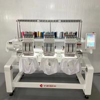 Machine à broder informatisée personnalisée 1000 tr/min avec 400-500 mm pour la broderie de casquettes