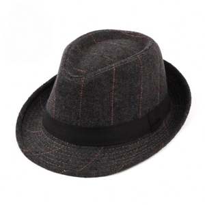 Chapeaux Fedora Classiques à Carreaux Britanniques pour Hommes d'Âge Moyen et Aînés – Nouvelle Collection Automne Hiver 2025 – Vente en Gros - Product Image 5