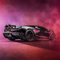 Kit carrosserie en fibre de carbone sèche SPC RY pour Lamborghini Revuelto R Style, kit aérodynamique en fibre de carbone préimprégnée pour Revuelto