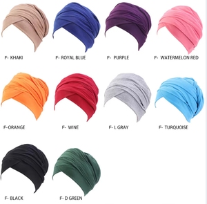 Capucha de cubierta de tocado sólido para <span class=keywords><strong>mujer</strong></span>, gorra de dama musulmana, transpirable, suave, larga, estirada, chica árabe, musulmana, senderismo, sombrero debajo de la bufanda - Product Image 2